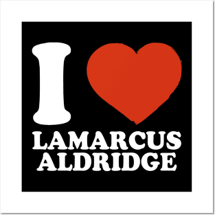 Graphic I Love LaMarcus Personalized Name Sports Posters and Art